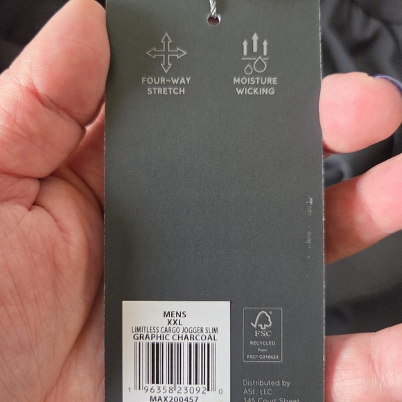 Men's UA Limitless Cargo Jogger Slim Fit - Gray/Charcoal - XXL New - Picture 6 of 14